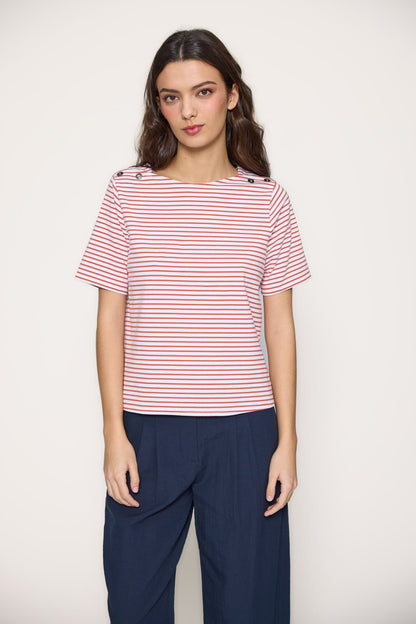 Nautical striped t-shirt