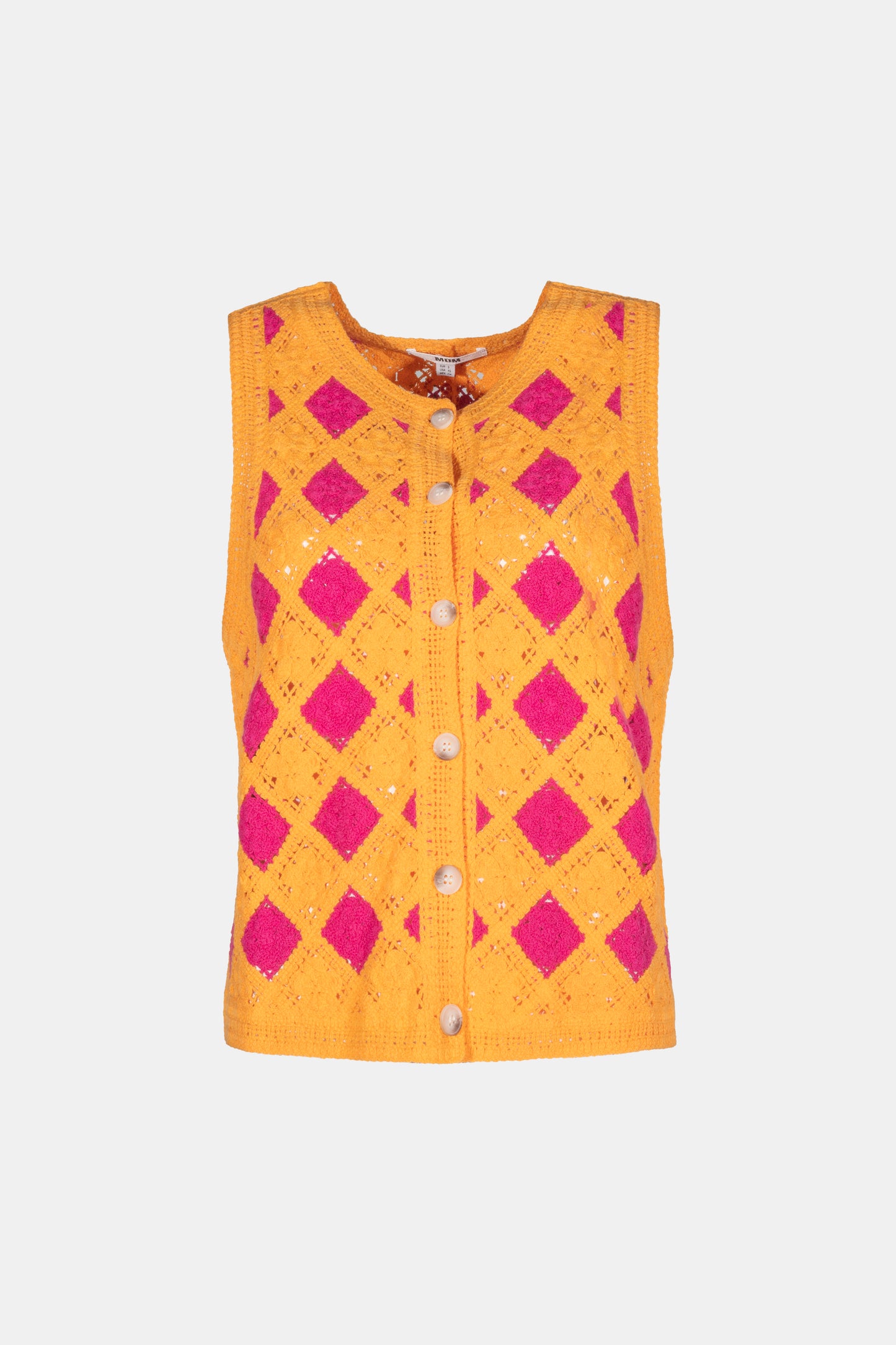 Vest Orange/Fuchsia