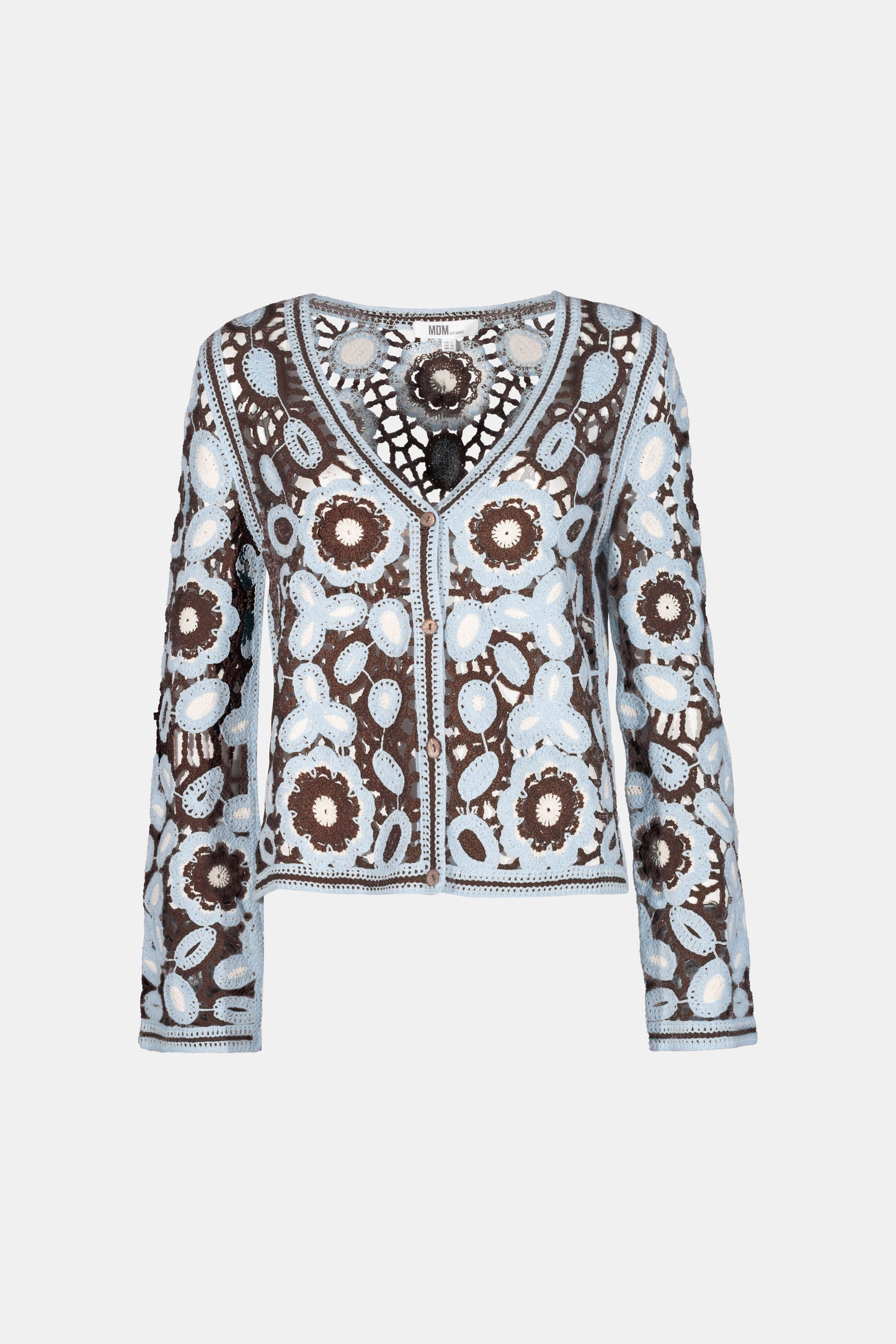 Knitted Jacket Blue/Khaki