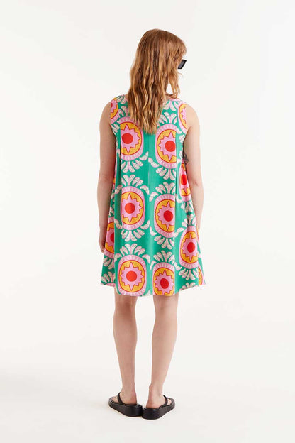 Curitiba printed short dress