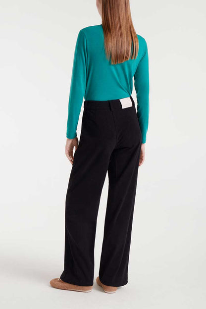 Black corduroy pants
