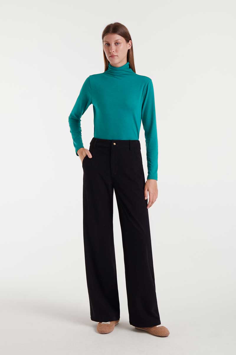 Black corduroy pants