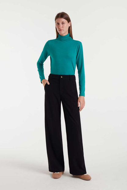 Black corduroy pants