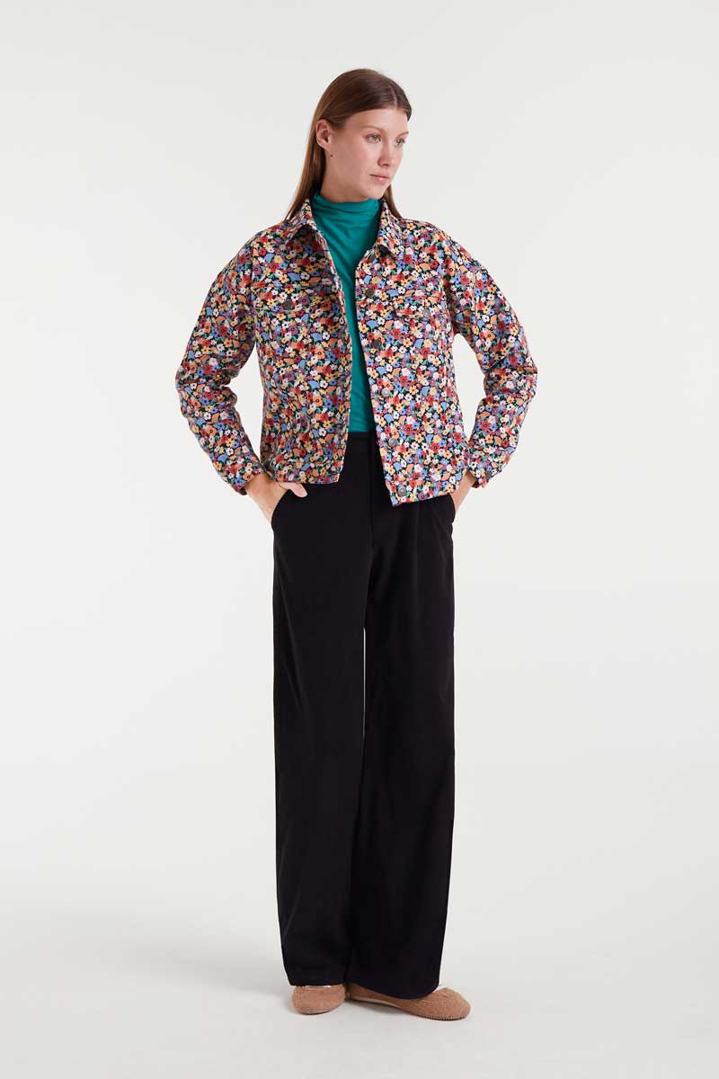 Black corduroy pants