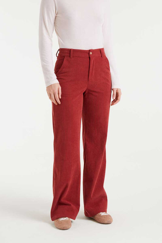 Brown corduroy pants