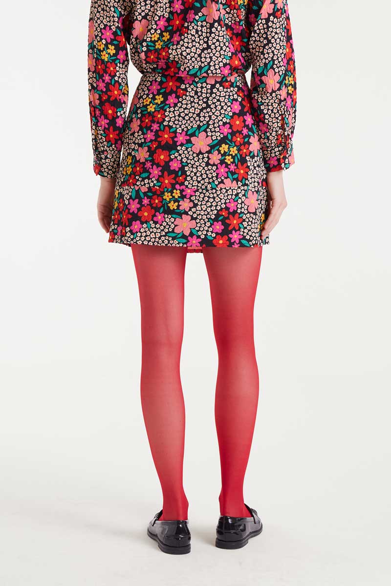 Skirt short Giardino print