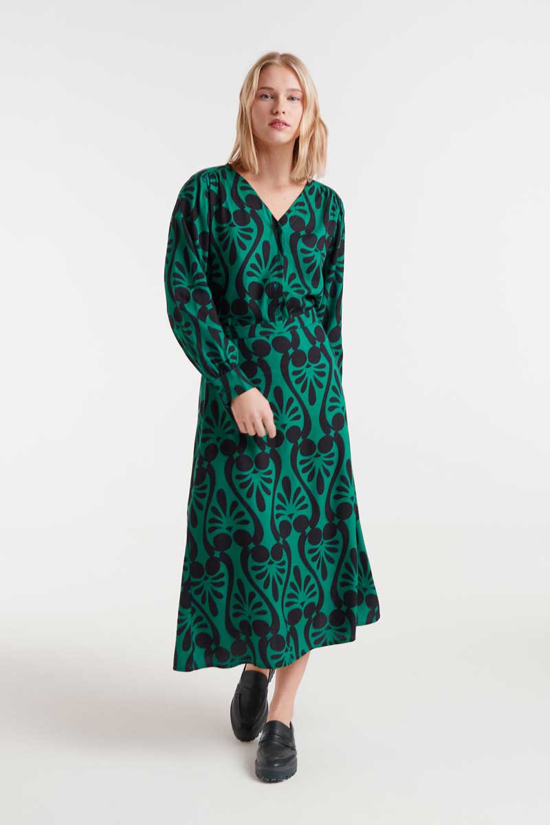 Baroque print shirt