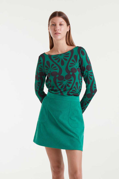 Baroque print T-shirt