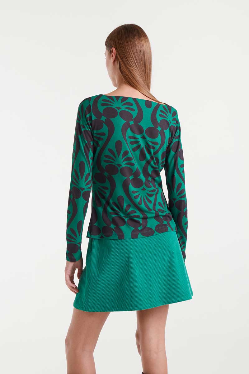Baroque print T-shirt