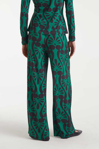 Trousers baroque print