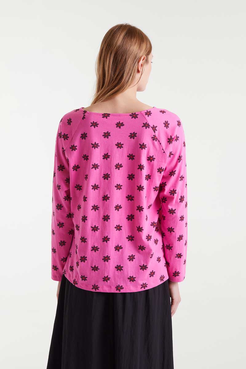 100% cotton T-shirt with Daisy print