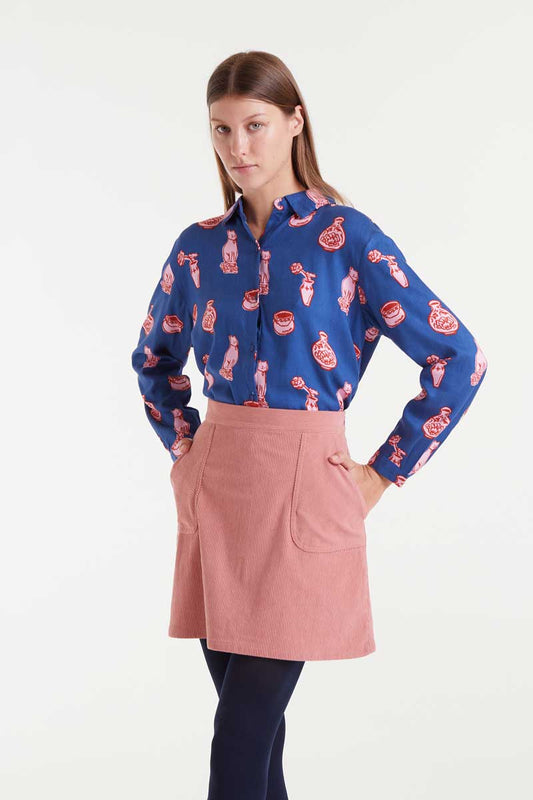 Shirt porcelain print
