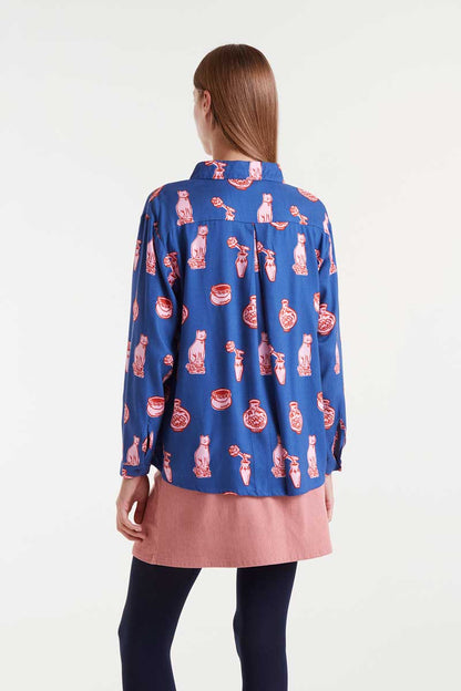 Shirt porcelain print