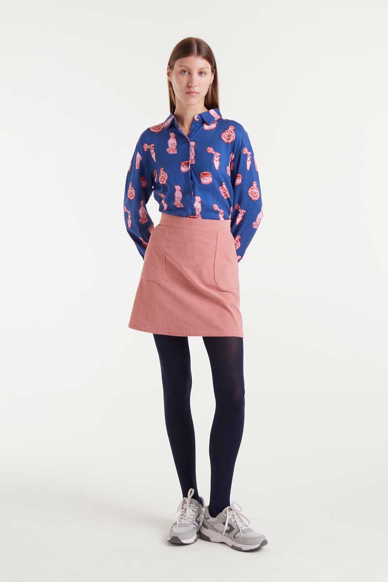 Shirt porcelain print