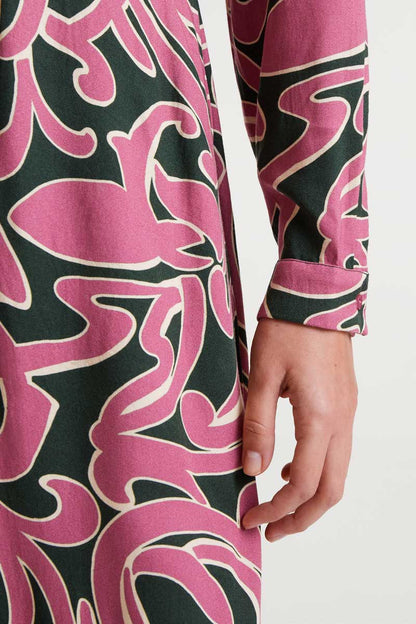 Pastures print midi dress