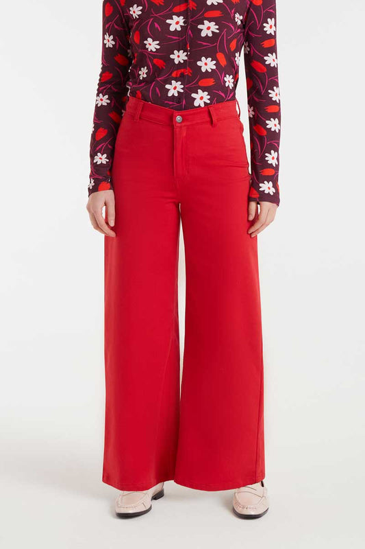 Red jeans