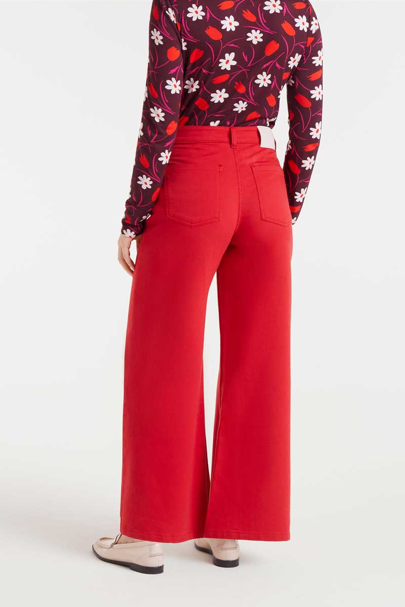 Red jeans