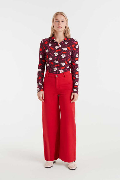 Red jeans