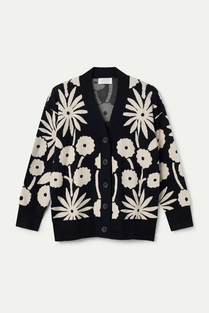 Tofu print jacquard jacket