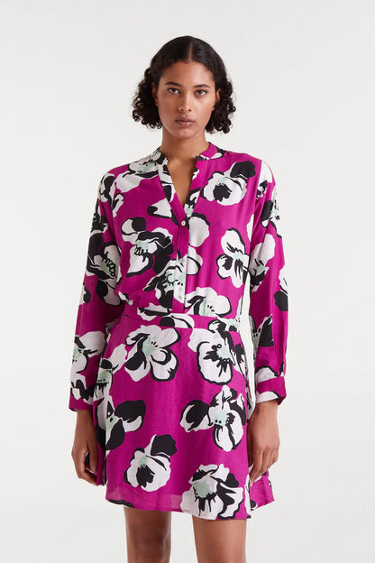 Vivid Viola Print Shirt