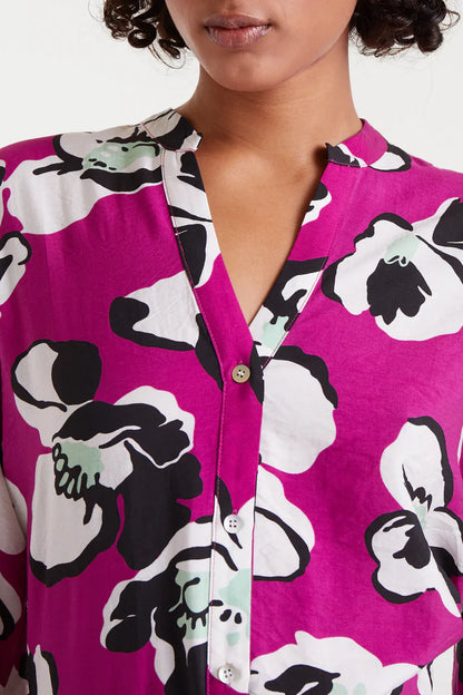 Vivid Viola Print Shirt