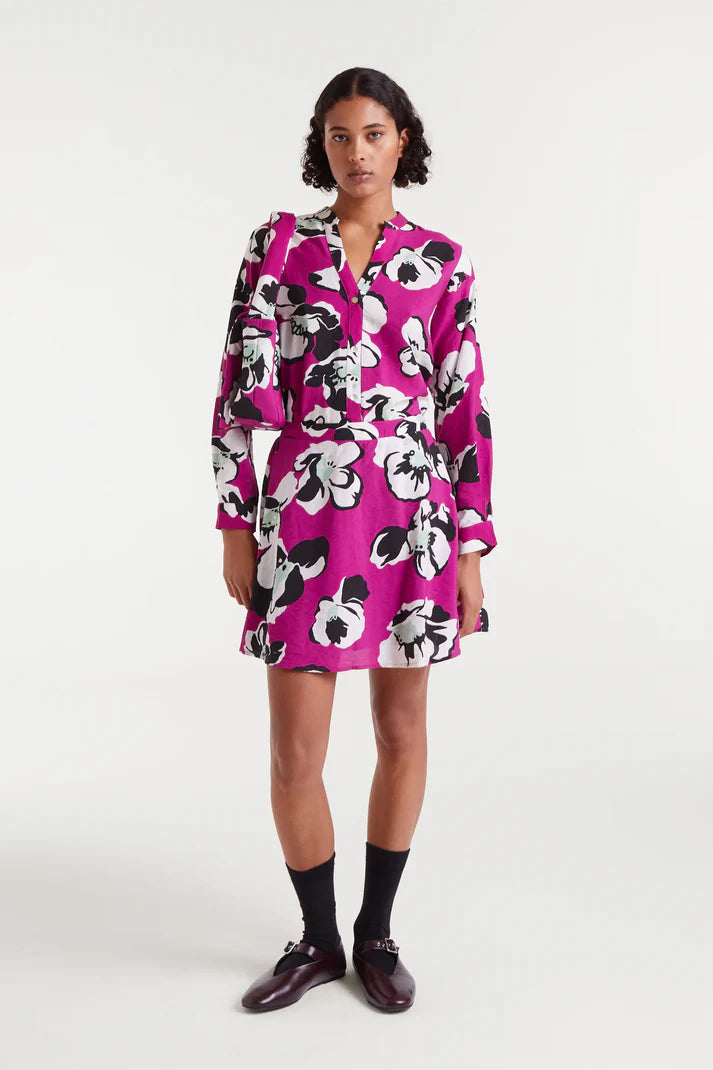 Vivid Viola Print Shirt