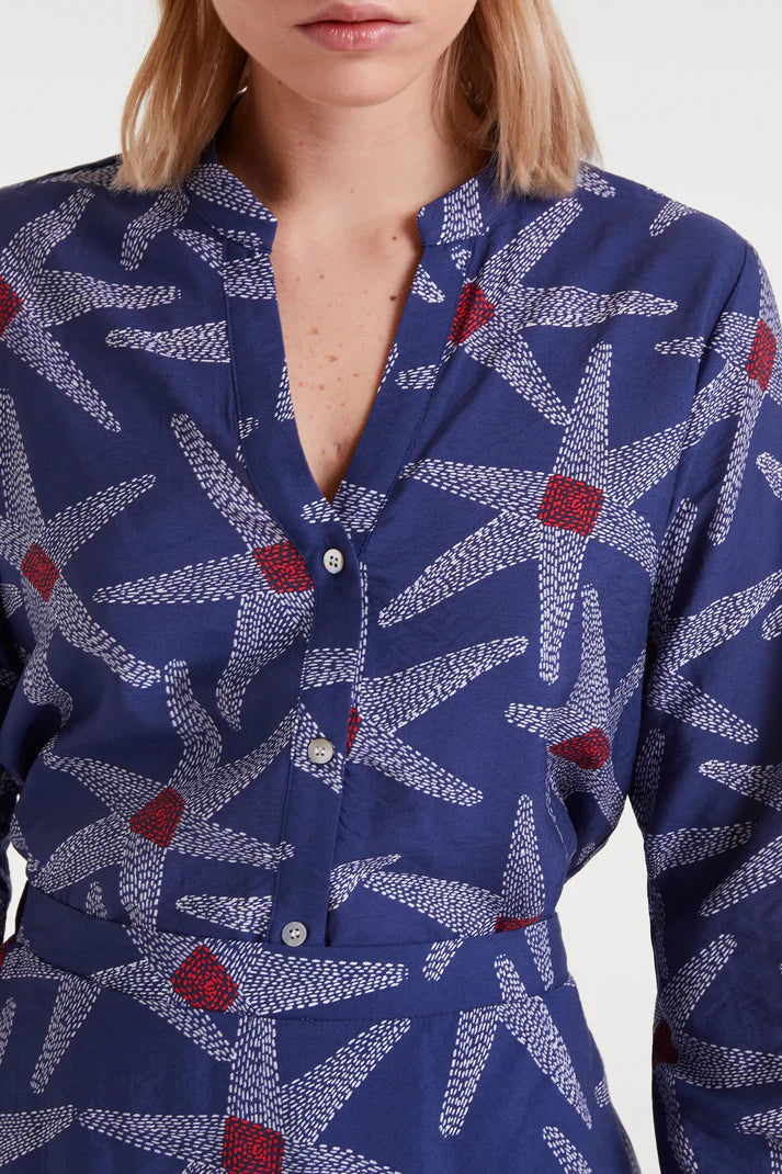 Starship print shirt