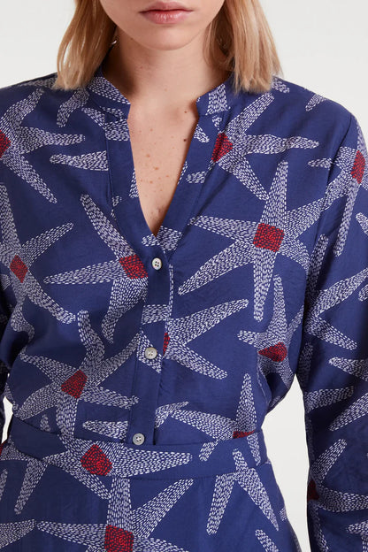 Starship print shirt