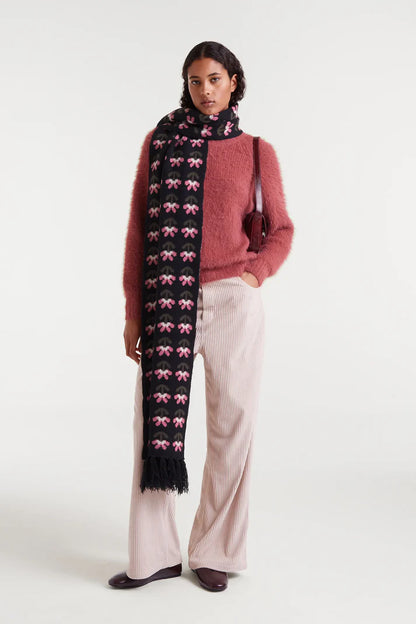 Straight white corduroy pants