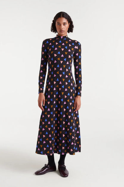 Long dress with Potpourri print