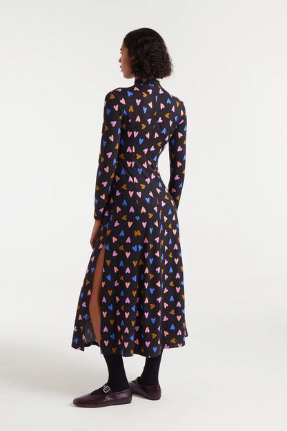 Long dress with Potpourri print