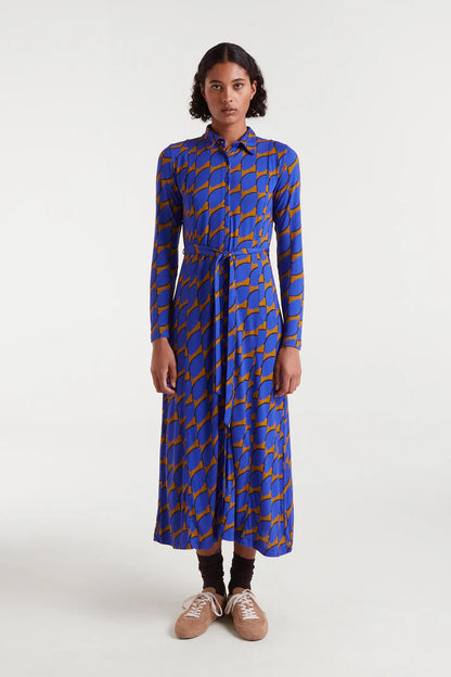 Skouros Small Print Maxi Dress