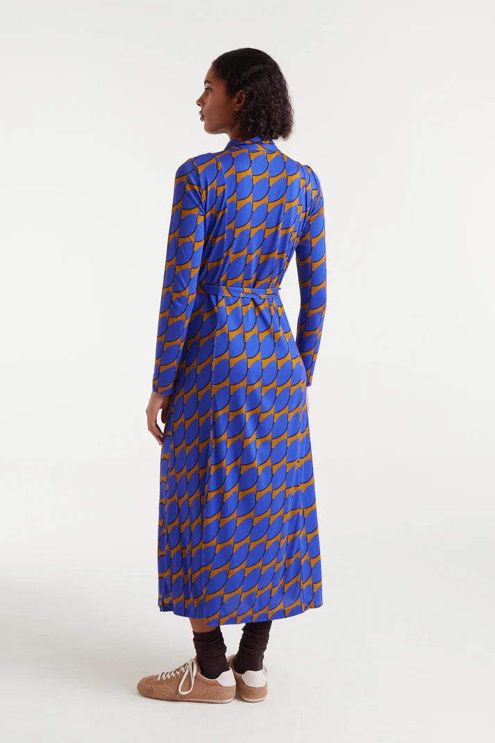 Skouros Small Print Maxi Dress