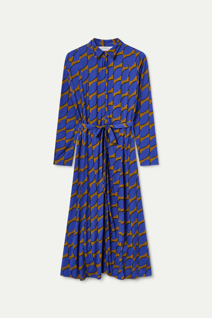 Skouros Small Print Maxi Dress