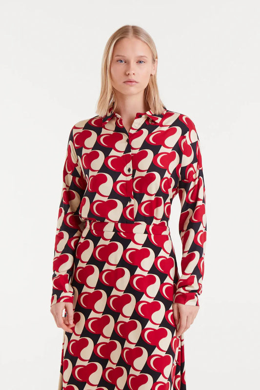 Heart Attack Print Shirt