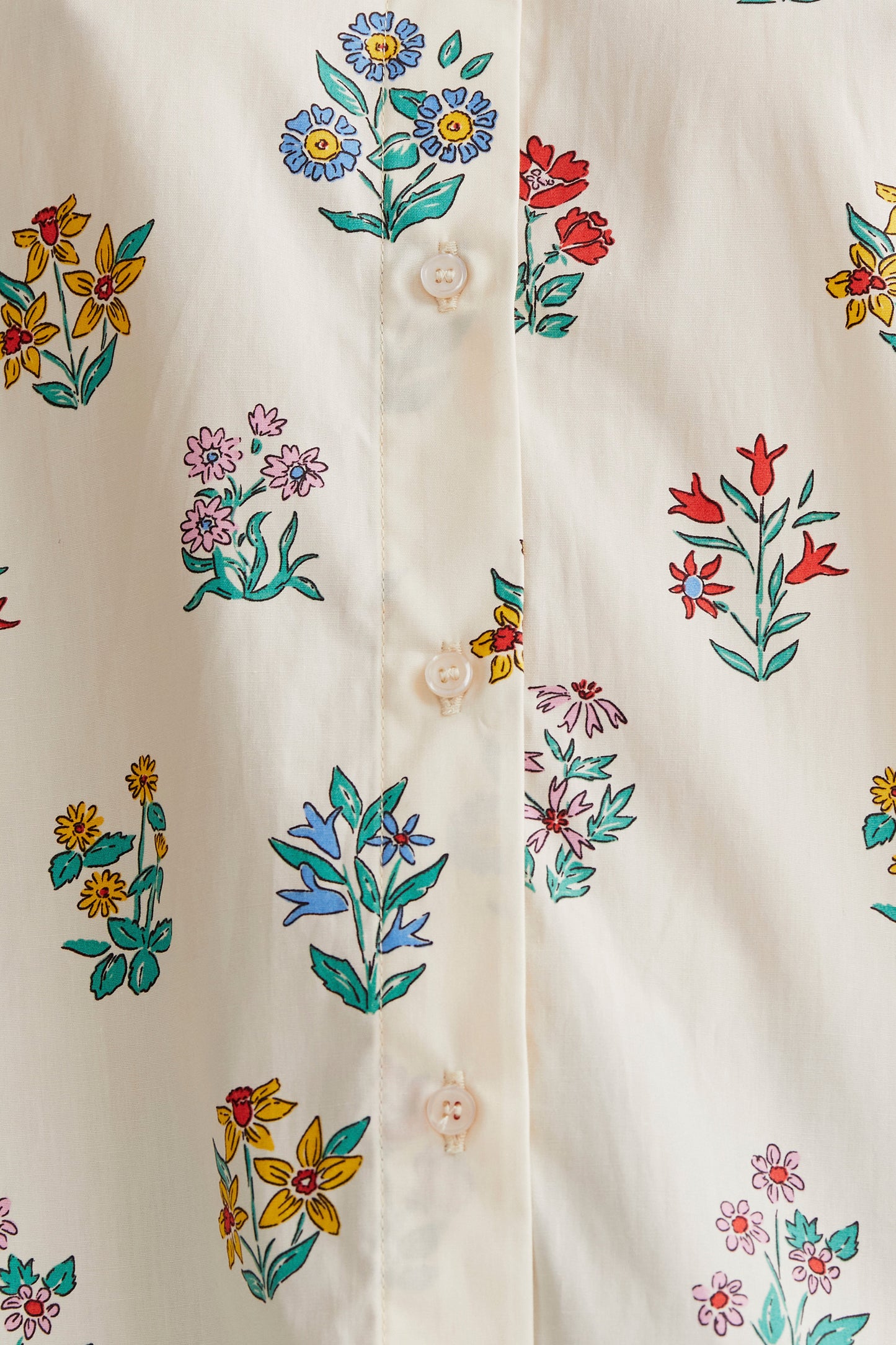Shirt with gardener print