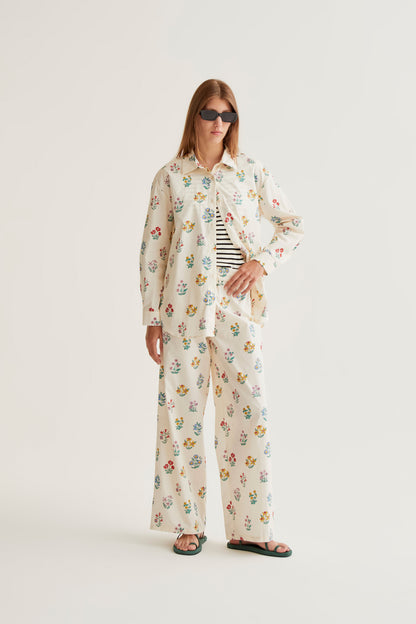 Gardener print trousers
