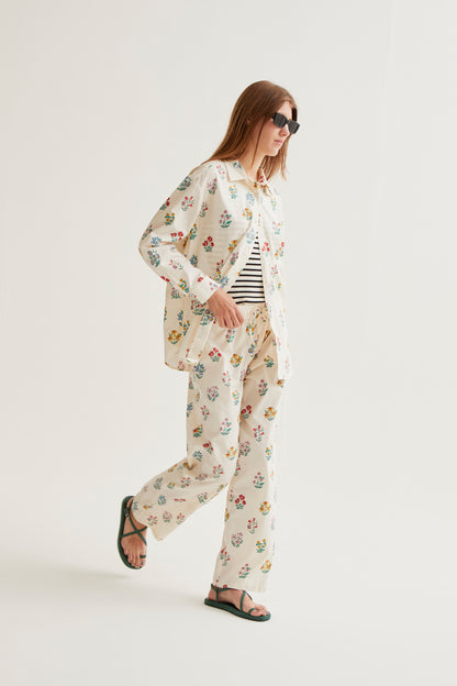 Gardener print trousers