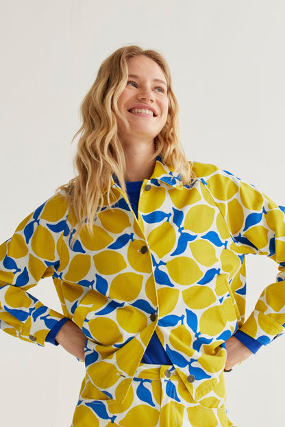 Limoncello print jacket