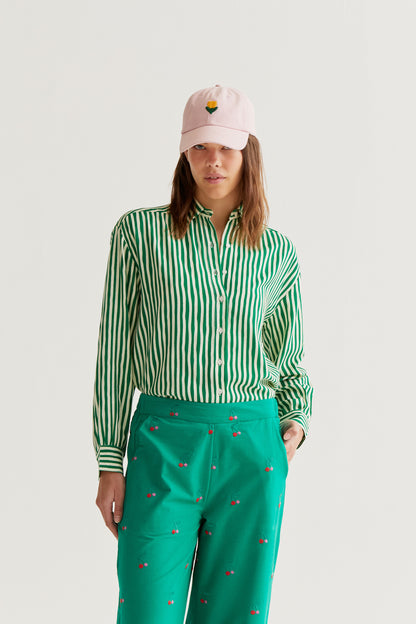 Lavagna Green Print Shirt