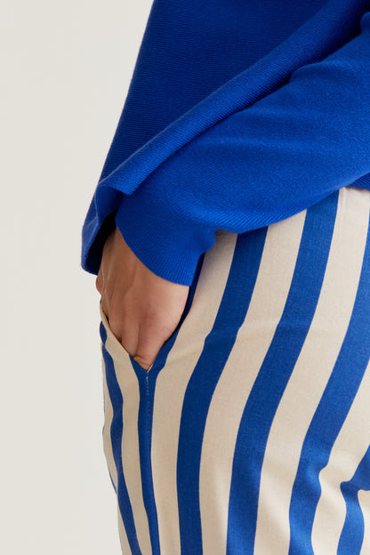 Bamboo Blue Print Trousers