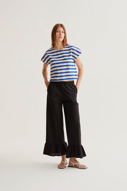 Bamboo Blue Print Top