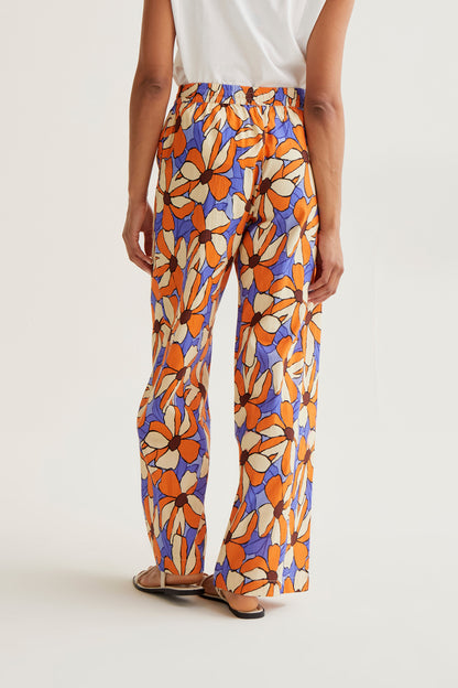 Marigold print trousers