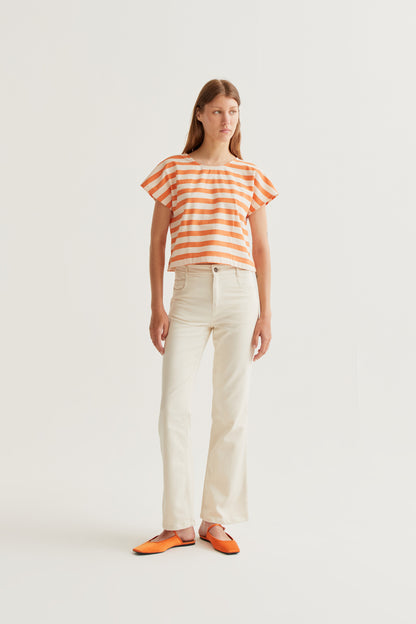 Bamboo Orange Print Top