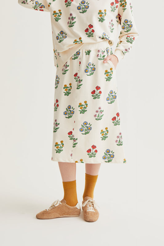 Gardener print skirt