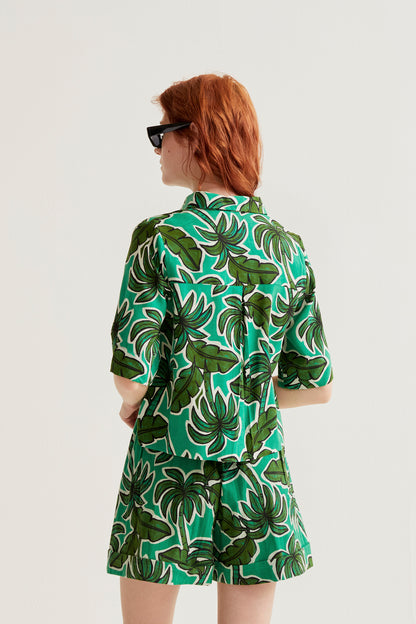 Shirt with Palm Tree print