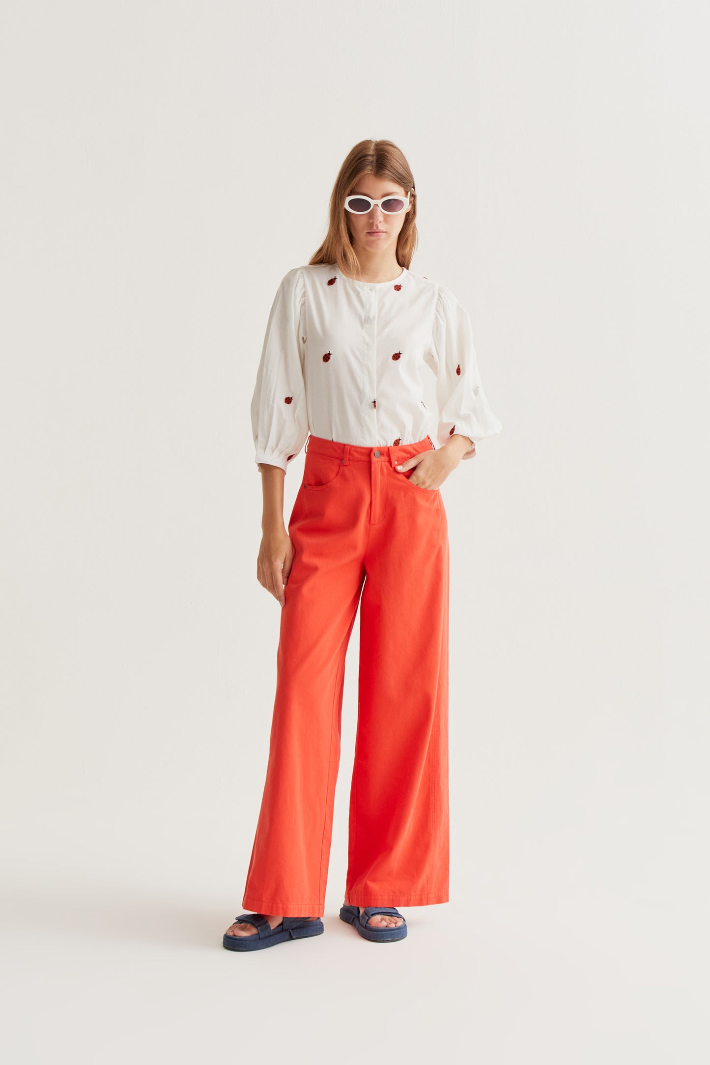 Ladybug print shirt