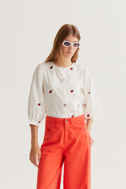 Ladybug print shirt