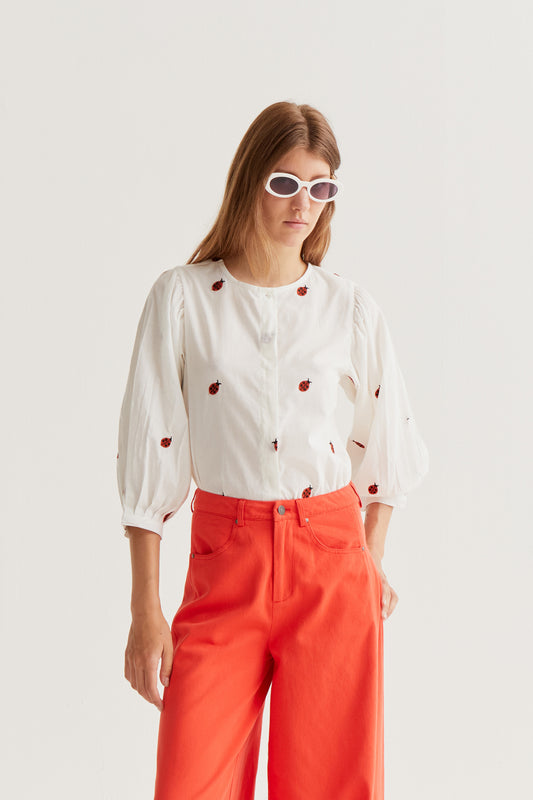 Ladybug print shirt