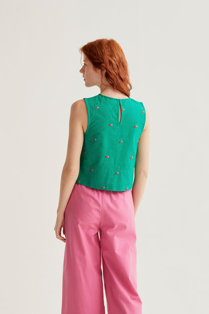 Top with Green Cherries print